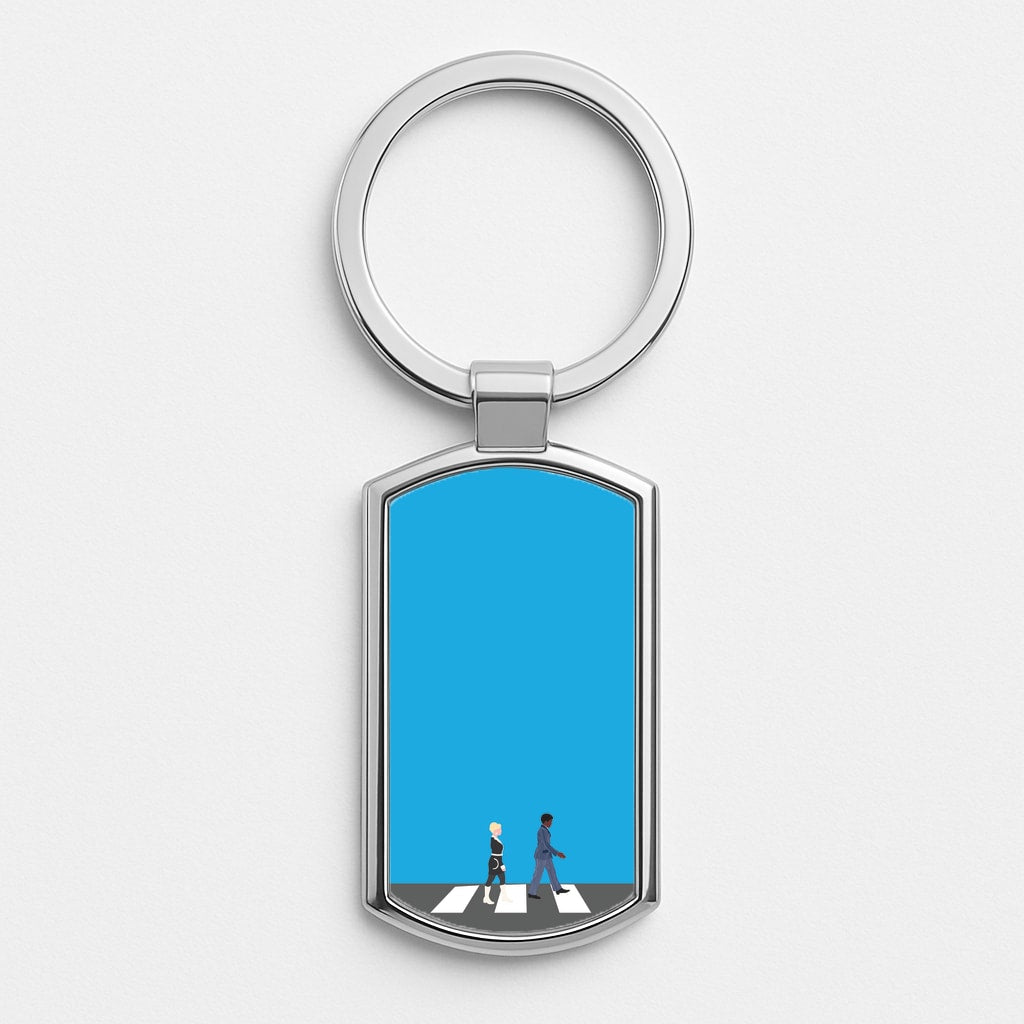 Music Walk - Doctor Who Silver Keyring