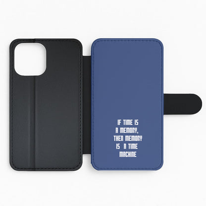 If Time Is A Memory - Doctor Who Flip Phone Case