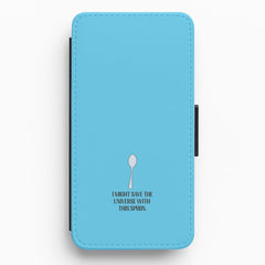 The Spoon - Doctor Who Flip / Wallet Phone Case