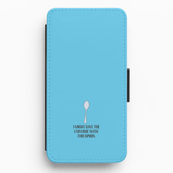 The Spoon - Doctor Who Flip / Wallet Phone Case