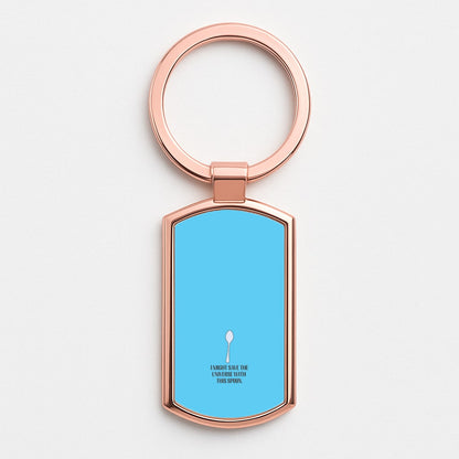 The Spoon - Doctor Who Rose Gold Keyring