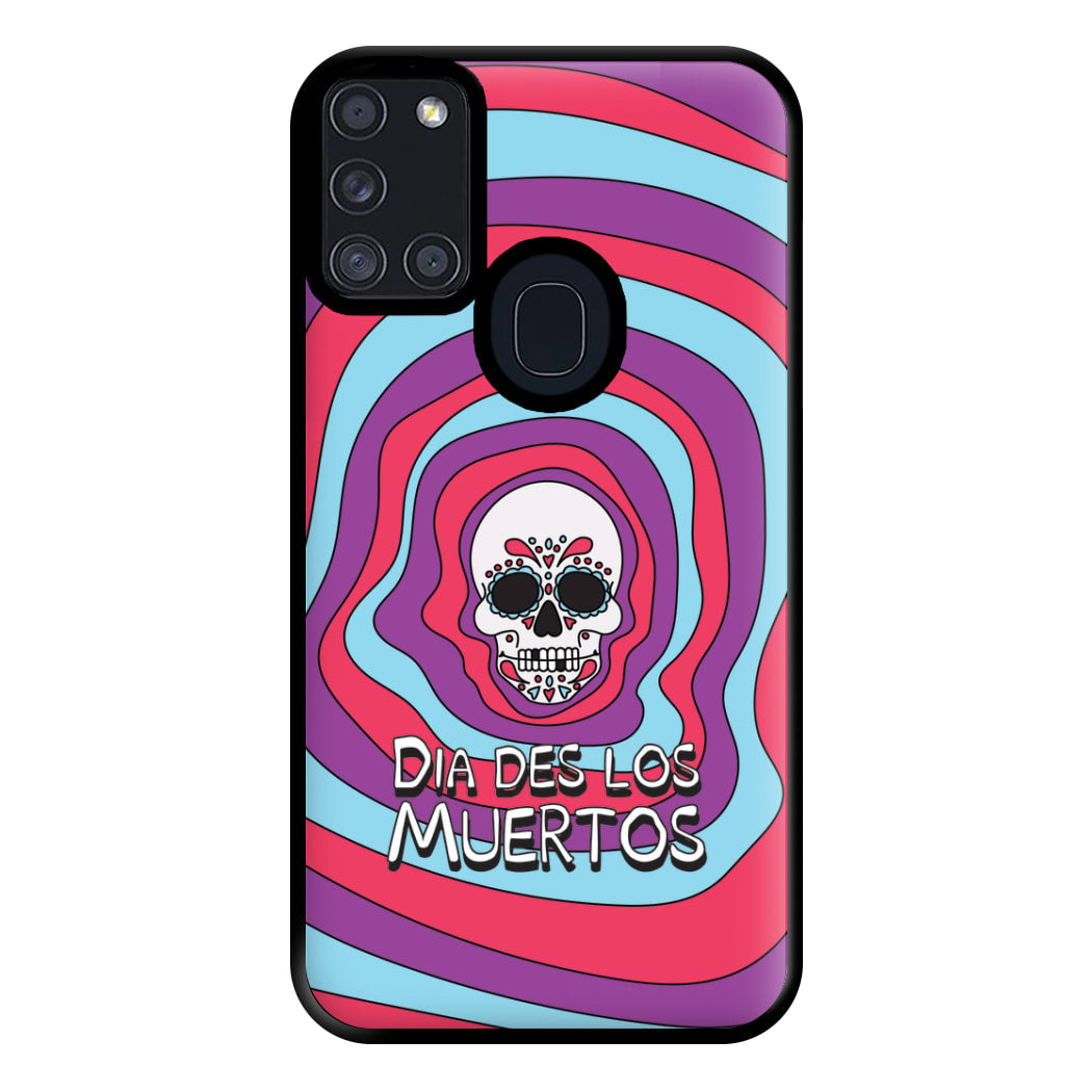 Dia Des Los Muertos Phone Case for Galaxy A21s