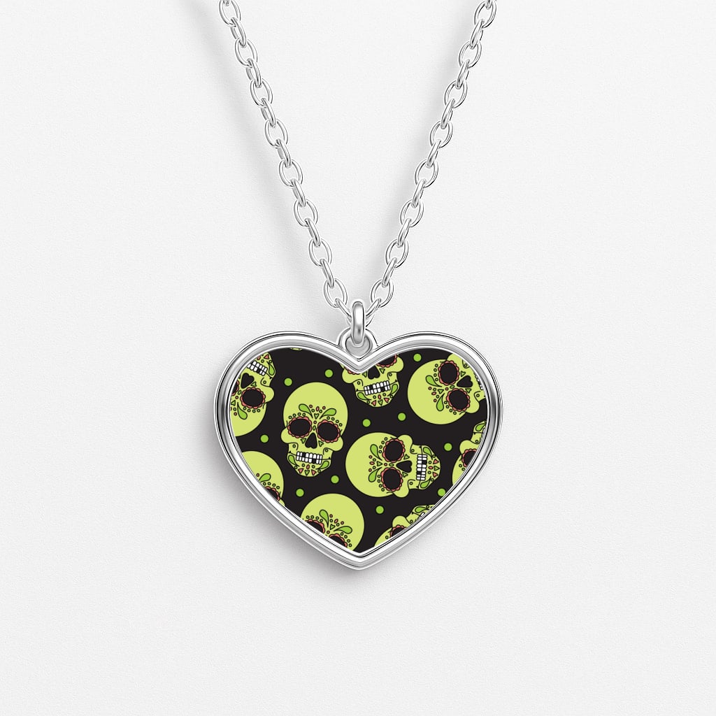 Pattern 5 Heart Necklace