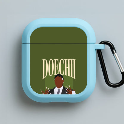 Rapper In Suit Blue AirPods Case