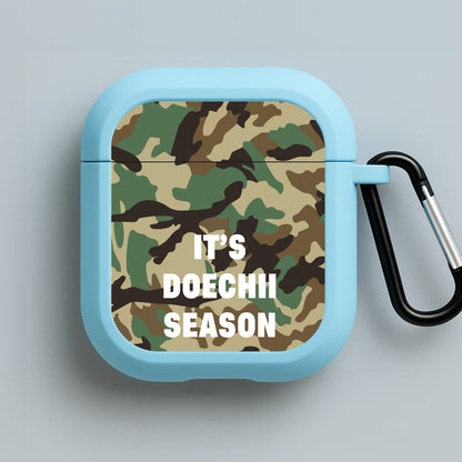 Camo Season Blue AirPods Case
