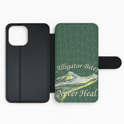 Alligator Bites Never Heal Flip / Wallet Phone Case