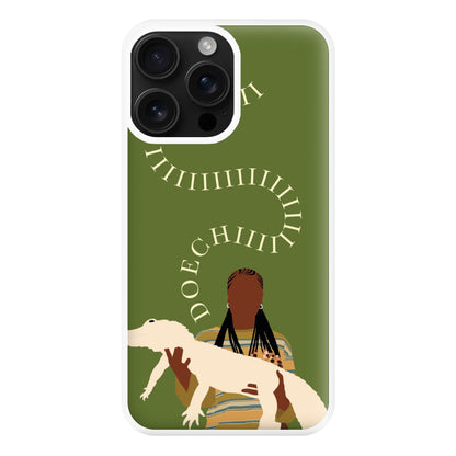 Rapper Holding Alligator Phone Case for iPhone 16 Pro Max