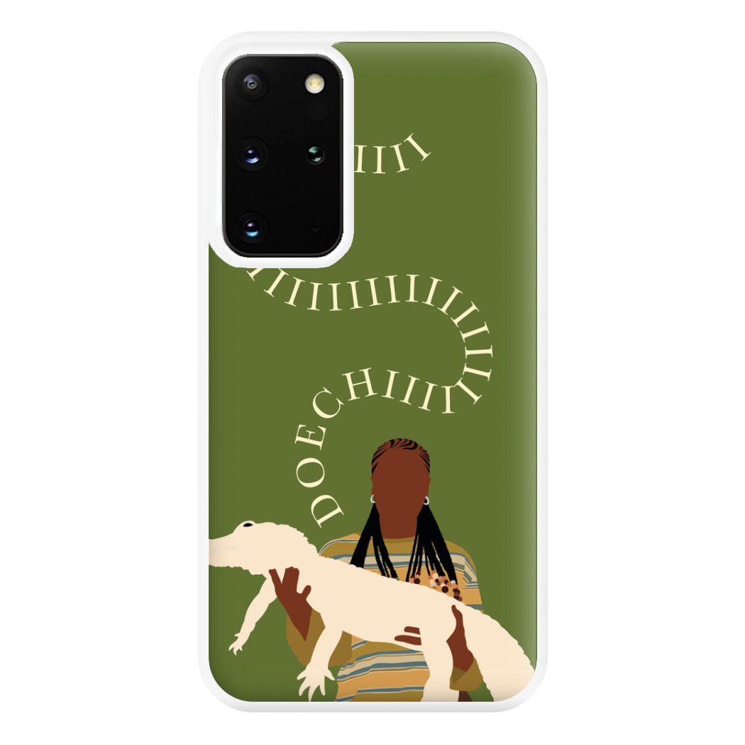 Rapper Holding Alligator Phone Case for Galaxy S20 Plus