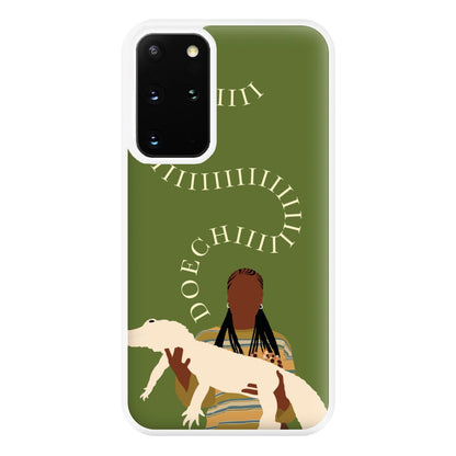 Rapper Holding Alligator Phone Case for Galaxy S20 Plus