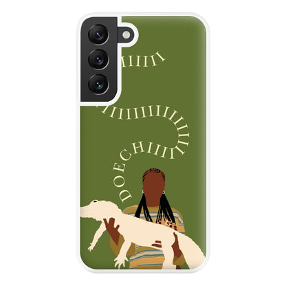 Rapper Holding Alligator Phone Case for Galaxy S22 Plus
