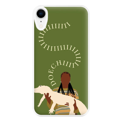 Rapper Holding Alligator Phone Case for iPhone XR
