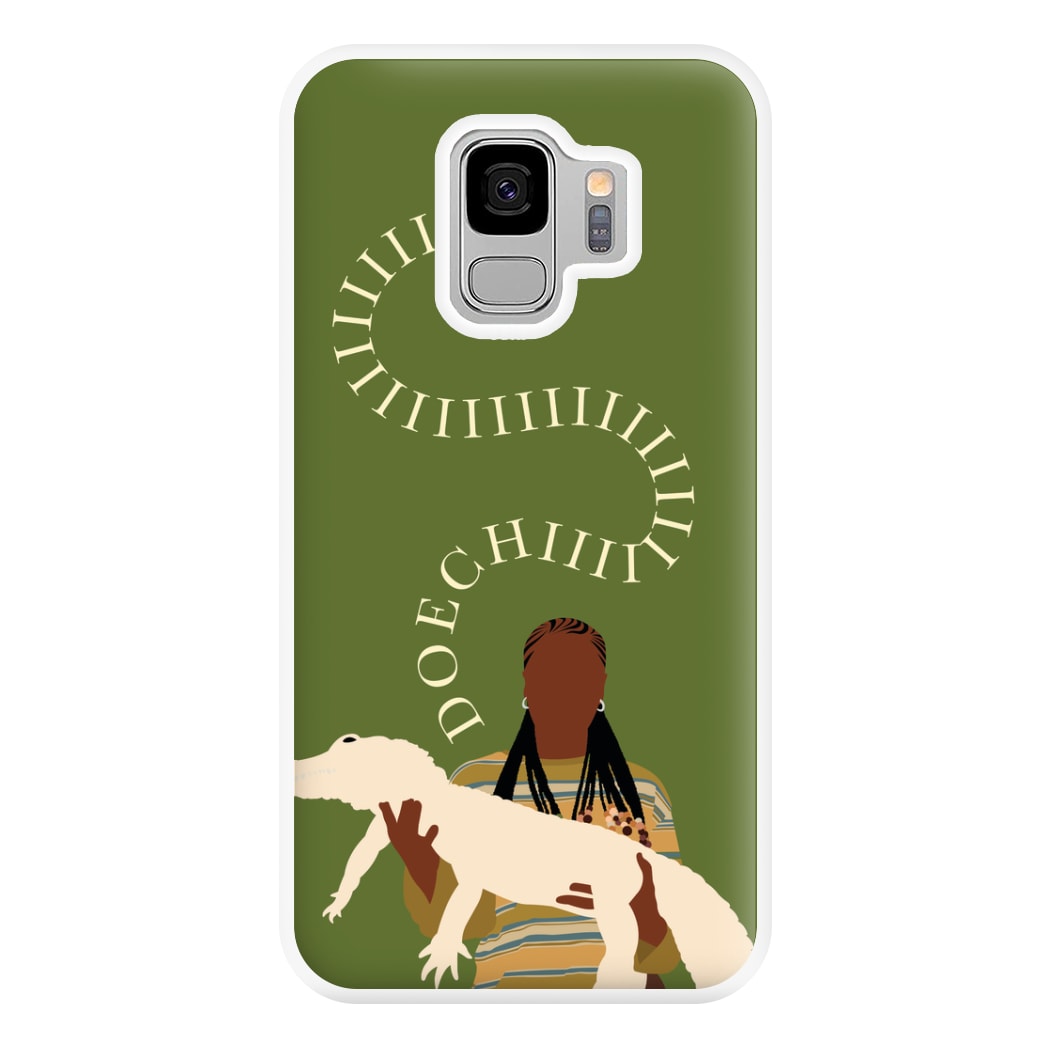 Rapper Holding Alligator Phone Case for Galaxy S9 Plus