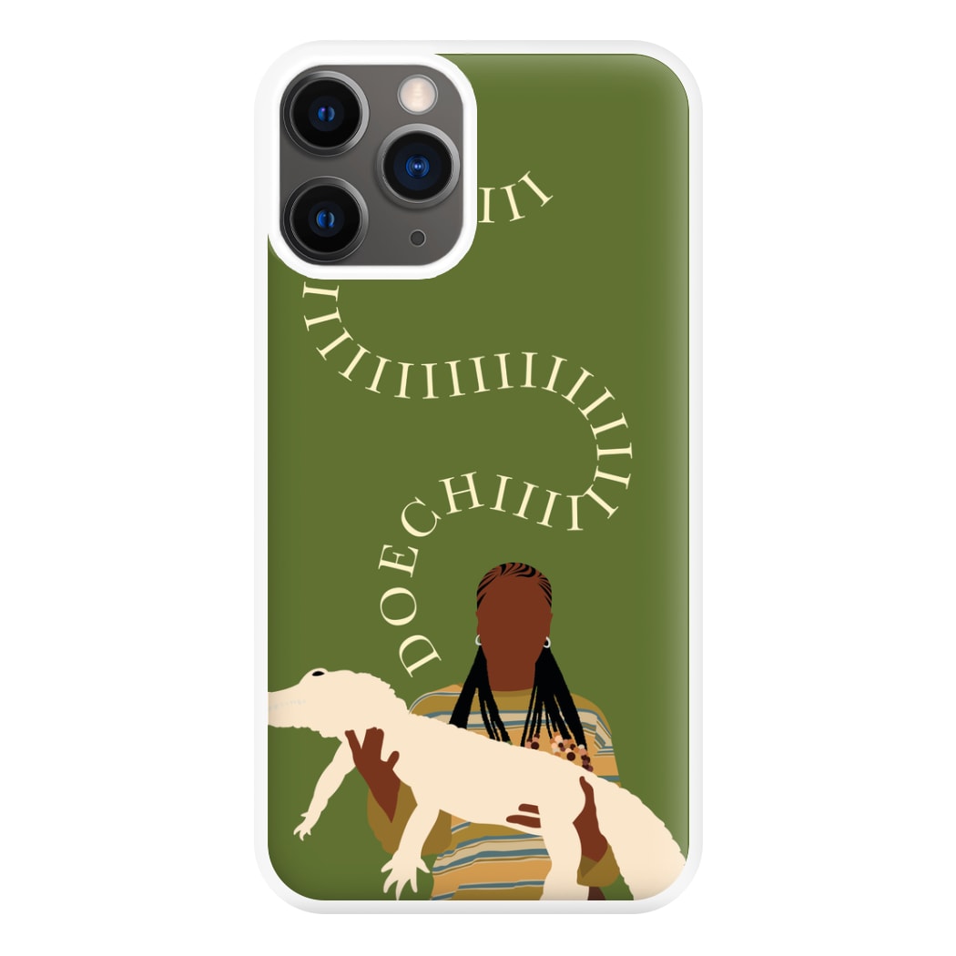 Rapper Holding Alligator Phone Case for iPhone 12 Pro Max
