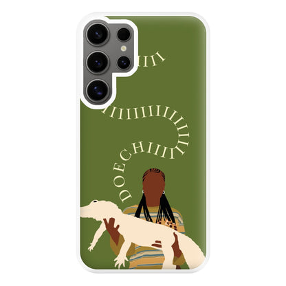 Rapper Holding Alligator Phone Case for Galaxy S24 Ultra