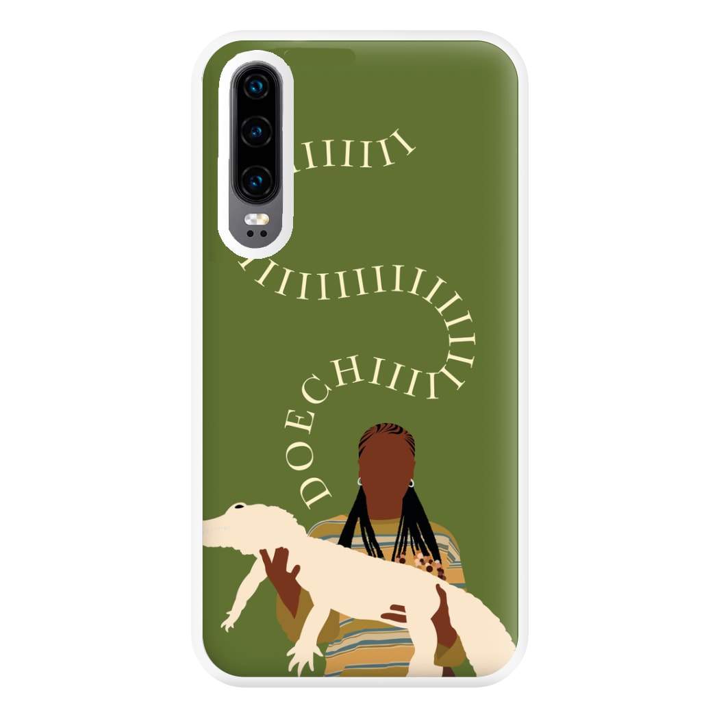 Rapper Holding Alligator Phone Case for Huawei P30