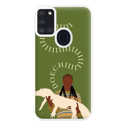 Rapper Holding Alligator Phone Case for Galaxy A21s