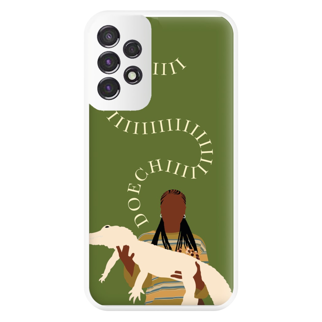 Rapper Holding Alligator Phone Case for Galaxy A53