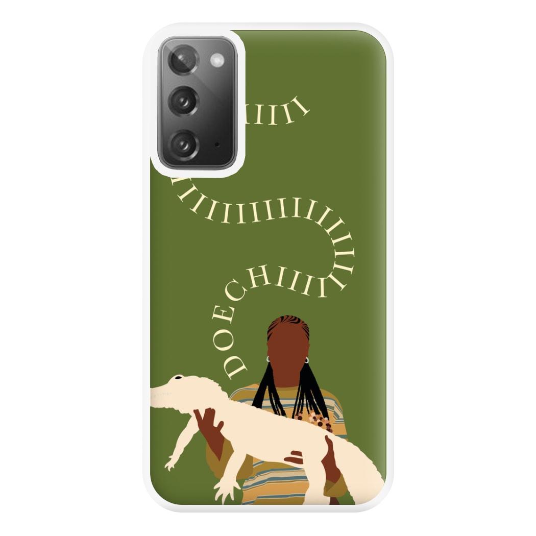 Rapper Holding Alligator Phone Case for Galaxy Note 20 Ultra