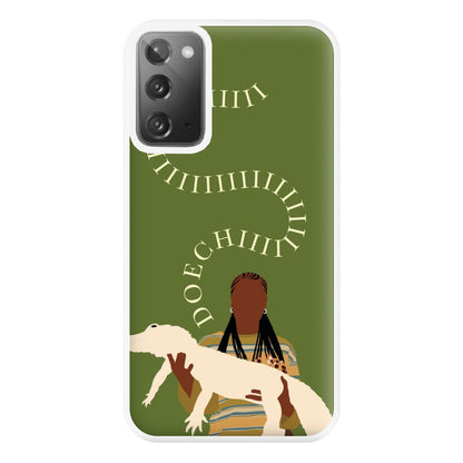 Rapper Holding Alligator Phone Case for Galaxy Note 20 Ultra
