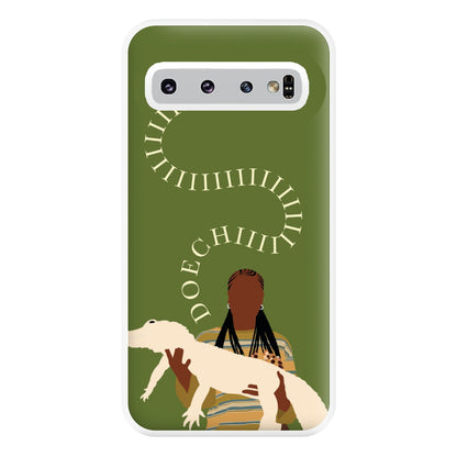 Rapper Holding Alligator Phone Case for Galaxy S10 Plus