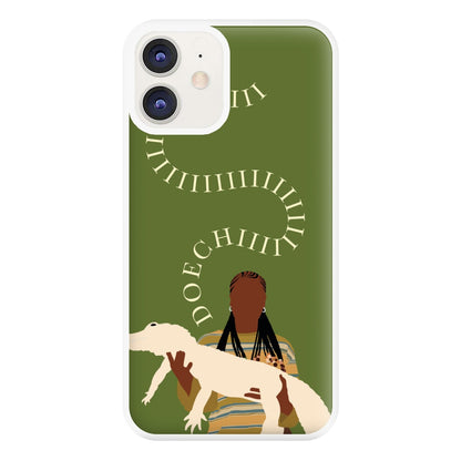 Rapper Holding Alligator Phone Case for iPhone 12 / 12 Pro