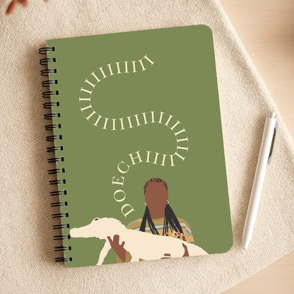 Rapper Holding Alligator Notepad