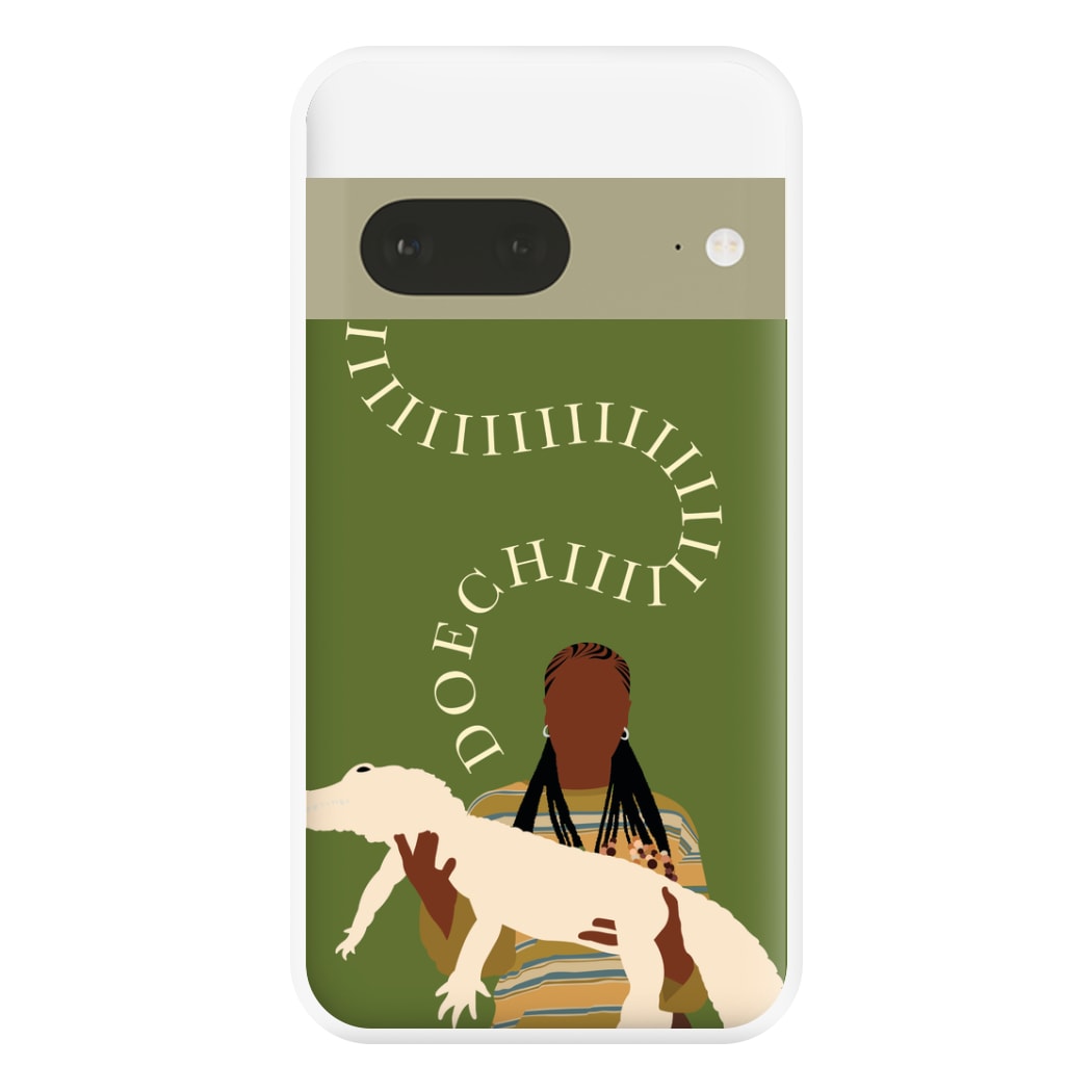 Rapper Holding Alligator Phone Case for Google Pixel 7a
