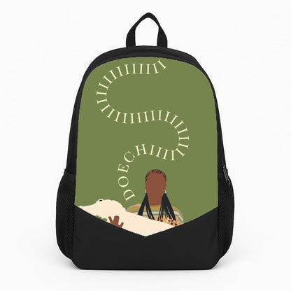 Rapper Holding Alligator Large Backpack