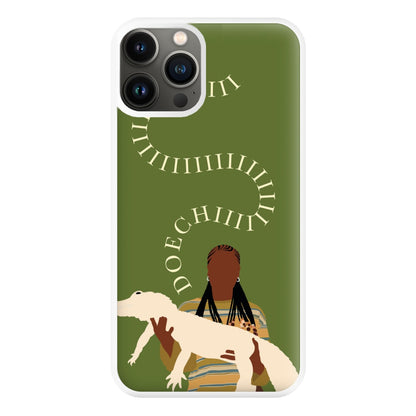 Rapper Holding Alligator Phone Case for iPhone 13 Pro Max
