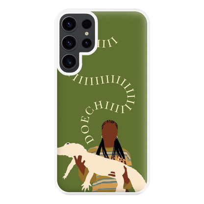 Rapper Holding Alligator Phone Case for Galaxy S23 Ultra