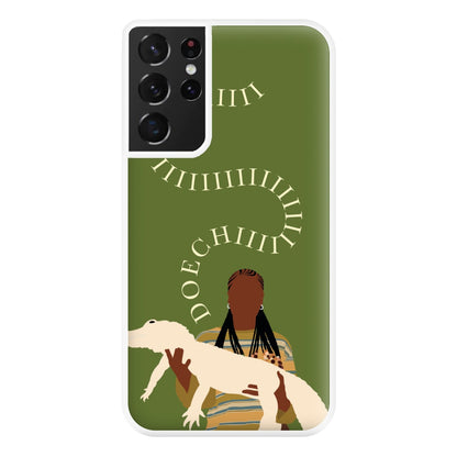 Rapper Holding Alligator Phone Case for Galaxy S21 Ultra