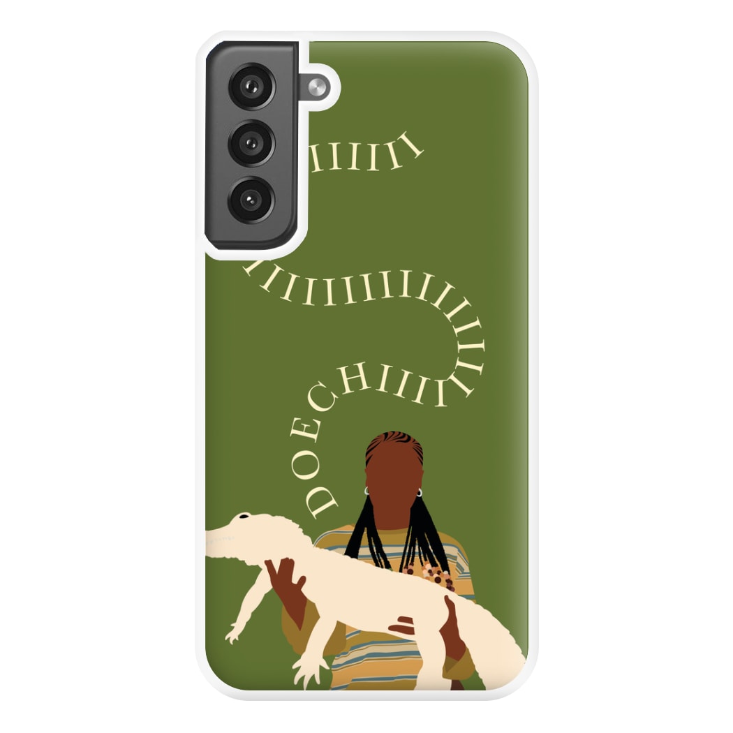 Rapper Holding Alligator Phone Case for Galaxy S21FE