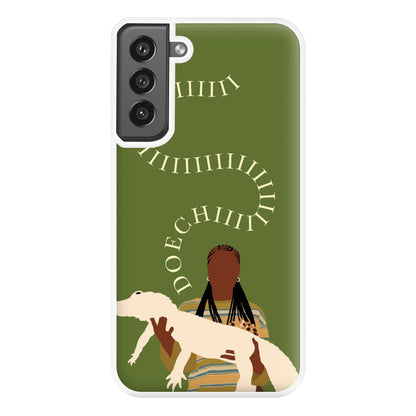 Rapper Holding Alligator Phone Case for Galaxy S21FE
