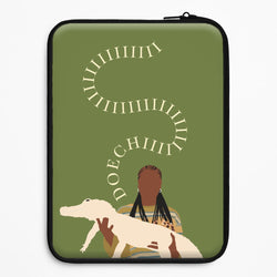 Rapper Holding Alligator Universal Laptop Sleeve