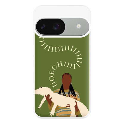 Rapper Holding Alligator Phone Case for Google Pixel 9 / 9 Pro