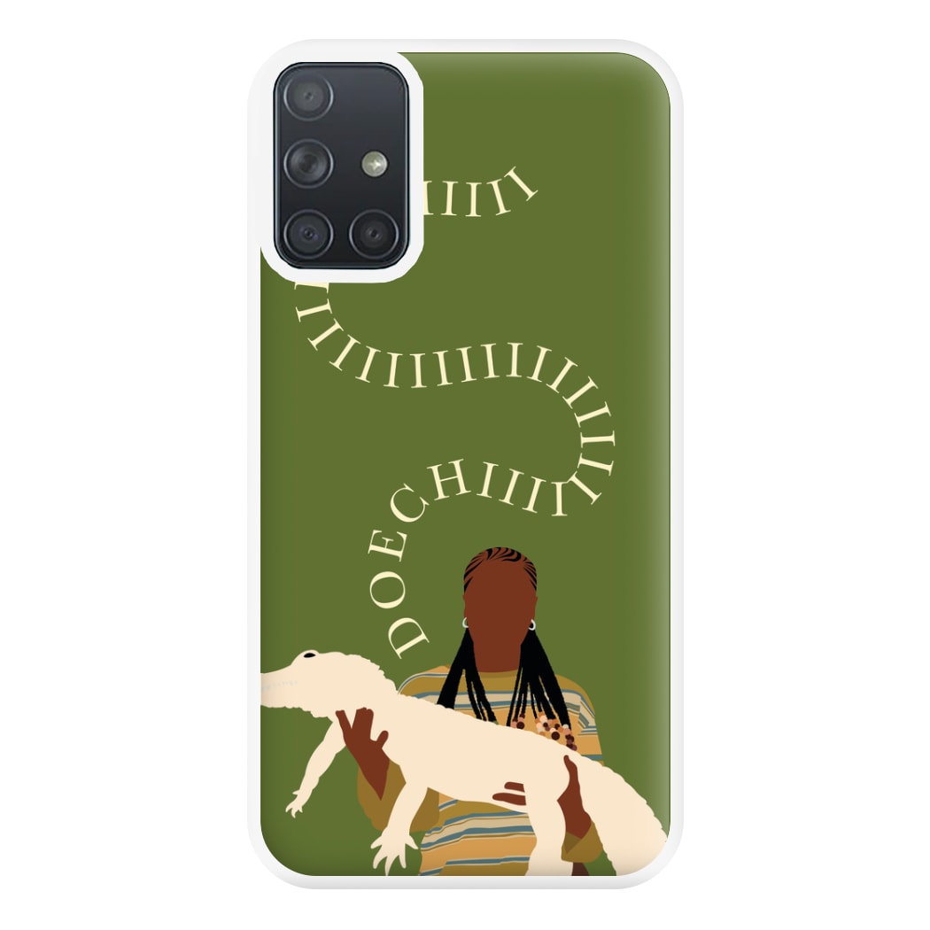Rapper Holding Alligator Phone Case for Galaxy A71