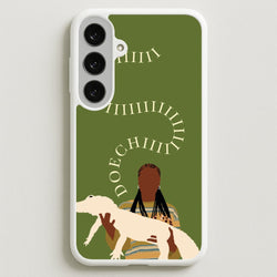 Rapper Holding Alligator Phone Case for Galaxy S25FE