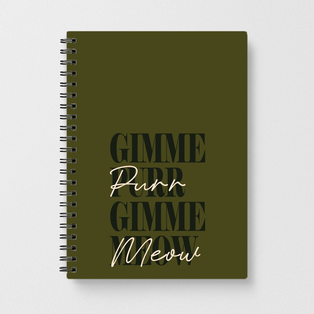 Gimme Purr, Gimme Meow Notebook