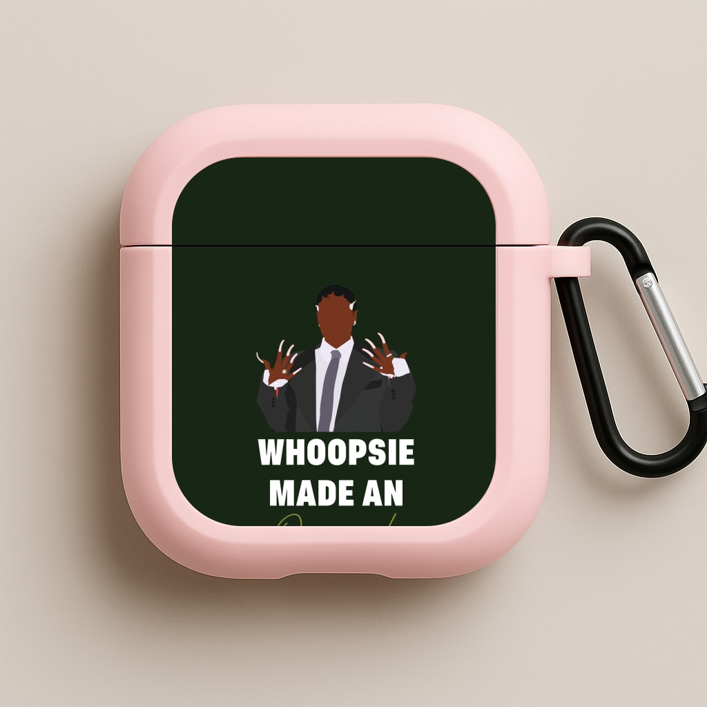 Whoopsie Made An Oopsie Pink AirPods Case