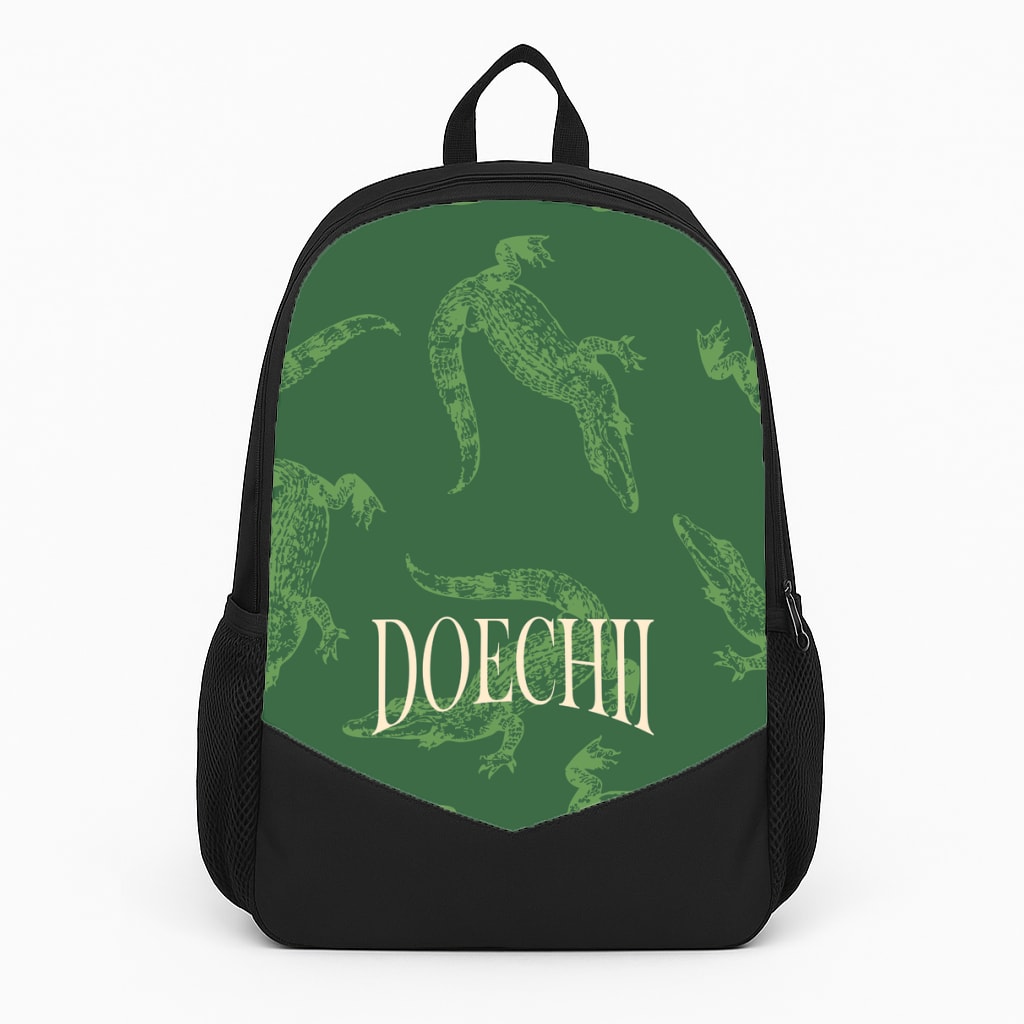 Alligator Pattern Backpack