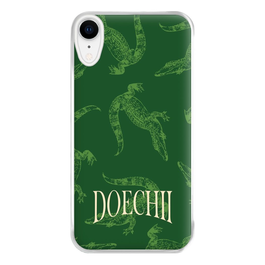 Alligator Pattern Phone Case for iPhone XR