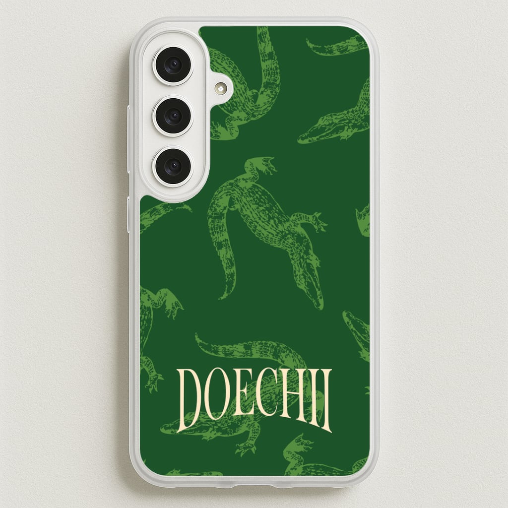 Alligator Pattern Phone Case for Galaxy S25FE