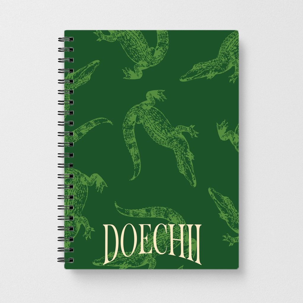 Alligator Pattern Notebook