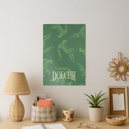 Alligator Pattern Art Print