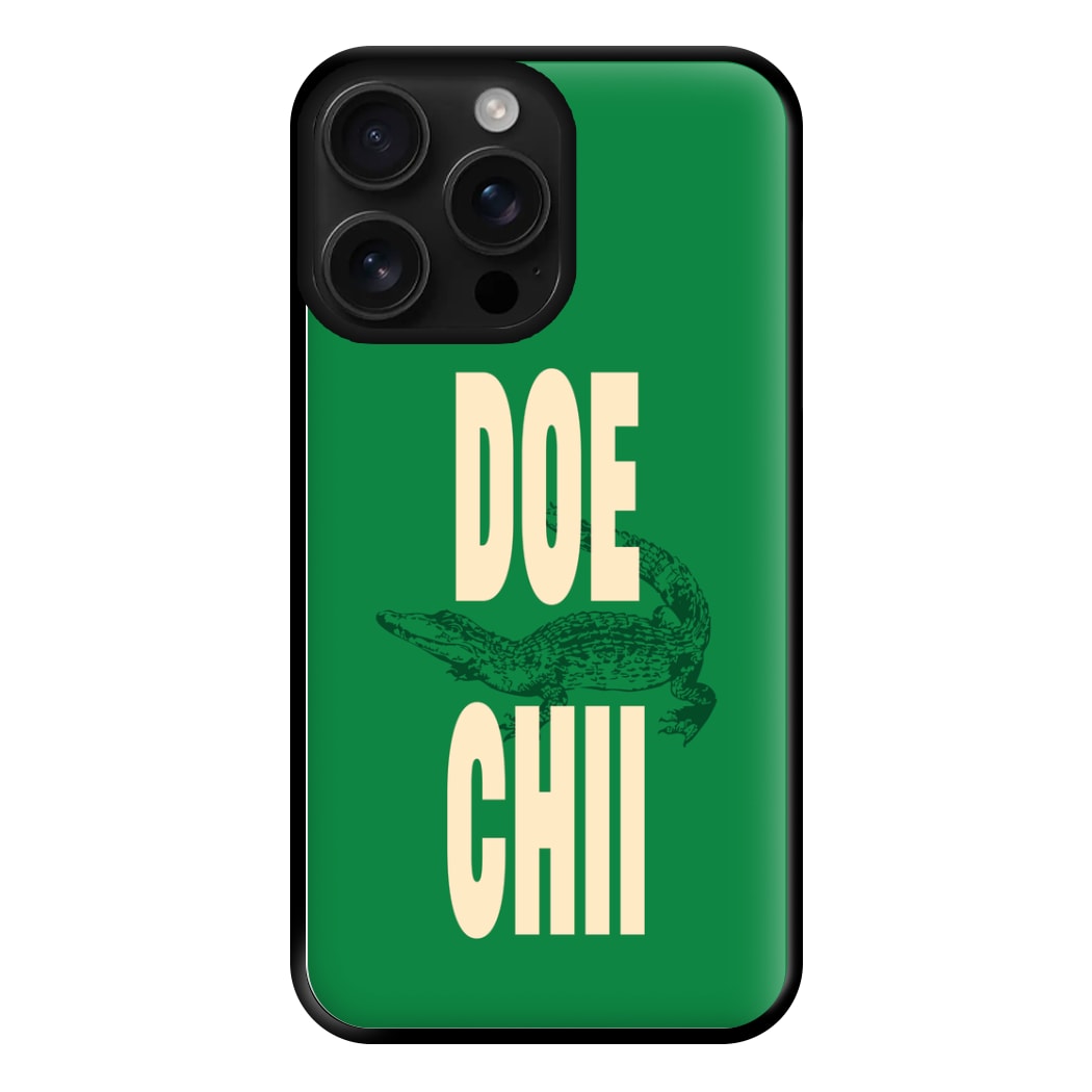Rapper Alligator Print Phone Case for iPhone 16 Pro Max