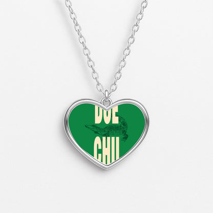 Rapper Alligator Print Necklace