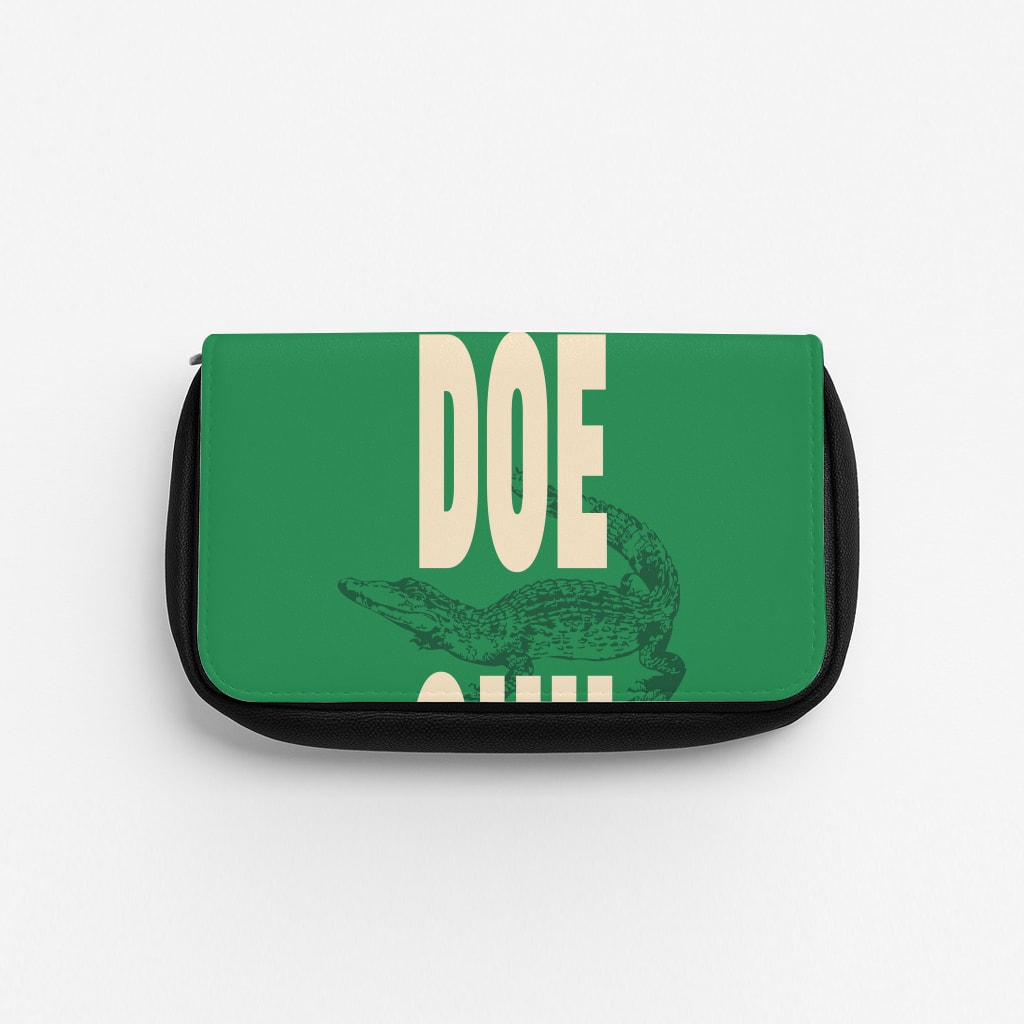 Rapper Alligator Print Pencil Case