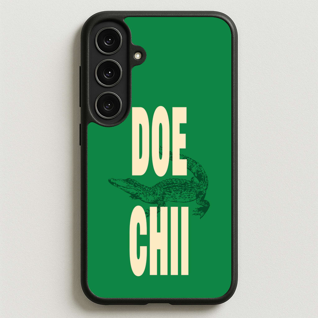 Rapper Alligator Print Phone Case for Galaxy S25FE