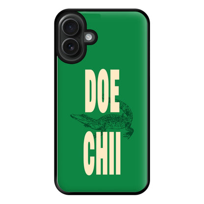 Rapper Alligator Print Phone Case for iPhone 16 Plus