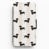 Dog Patterns Wallet Phone Cases